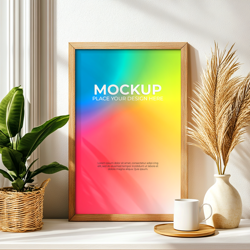 Stylish Frame for Digital, Print, and Interior Decoration psd