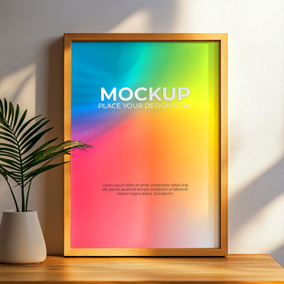Luxury Wall Frame for Art and Photography Showcases psd