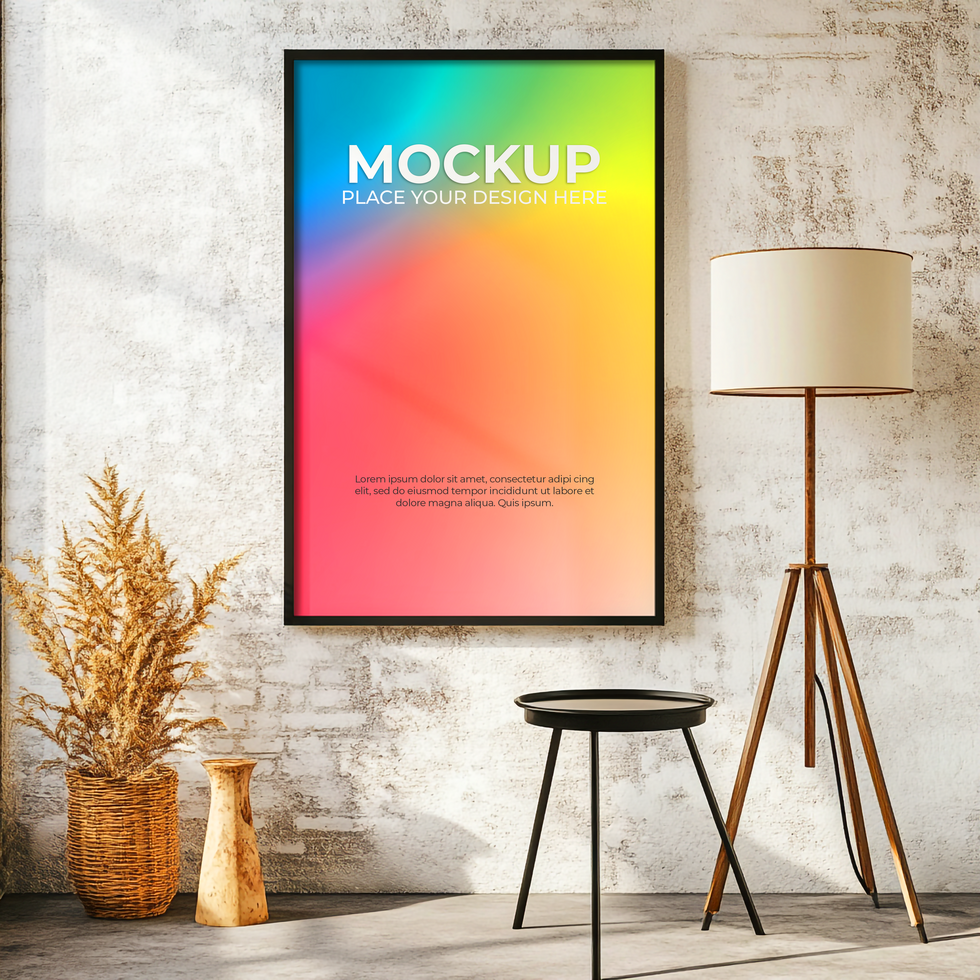 High-Quality Picture Frame for Wall Art Displays psd