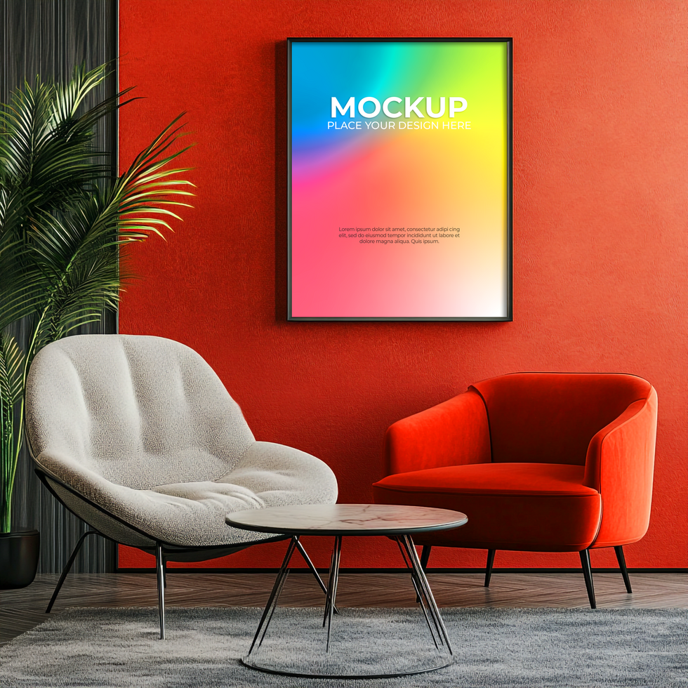 Realistic Art Frame for Modern and Classic Interiors psd
