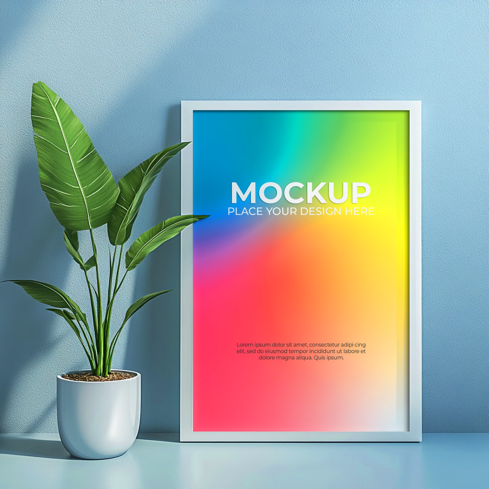 Luxury Wall Frame for High-End Photography and Art psd