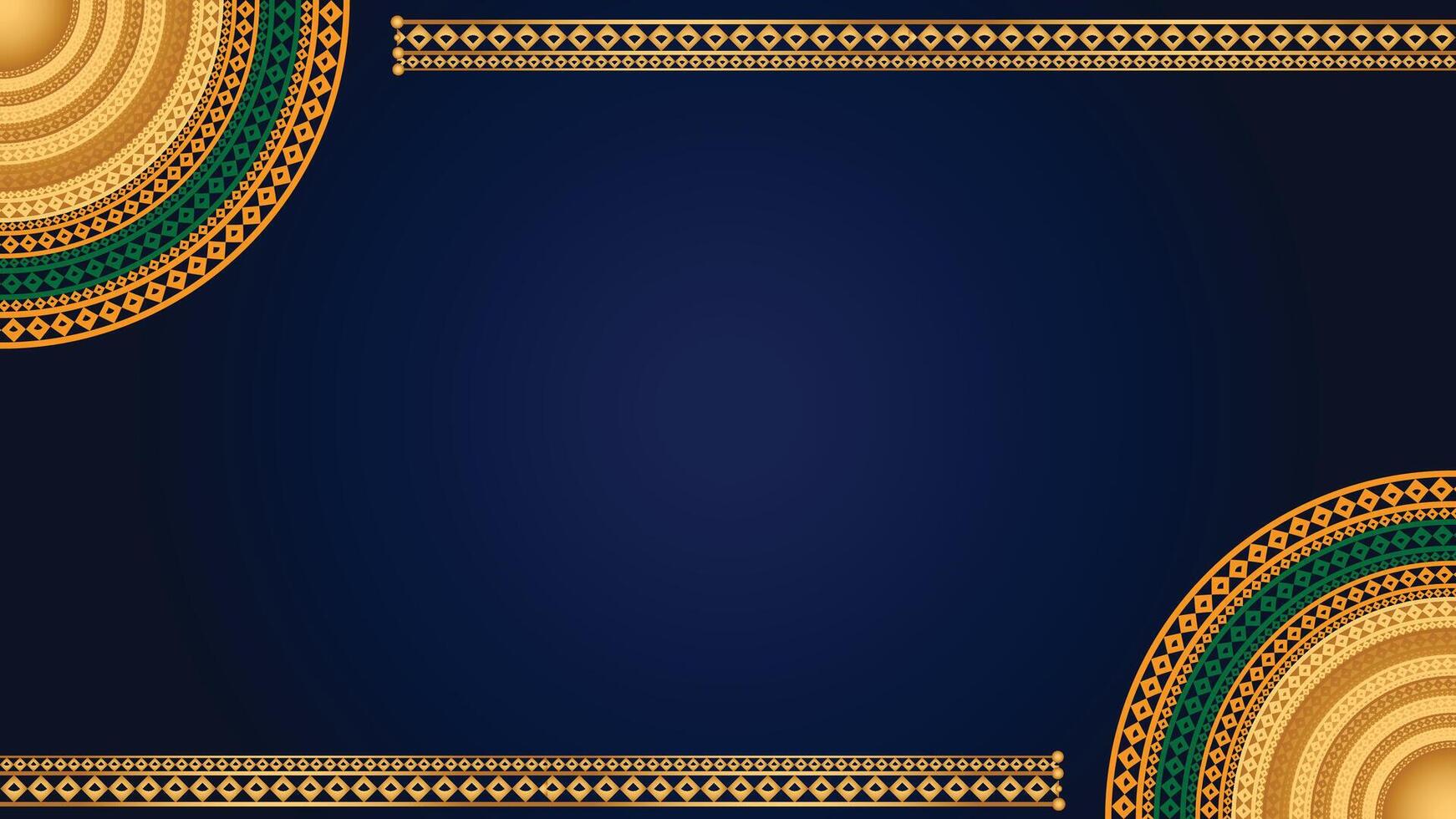 Islamic Decorations For Ramadan Frames And Eid Mubarak vector