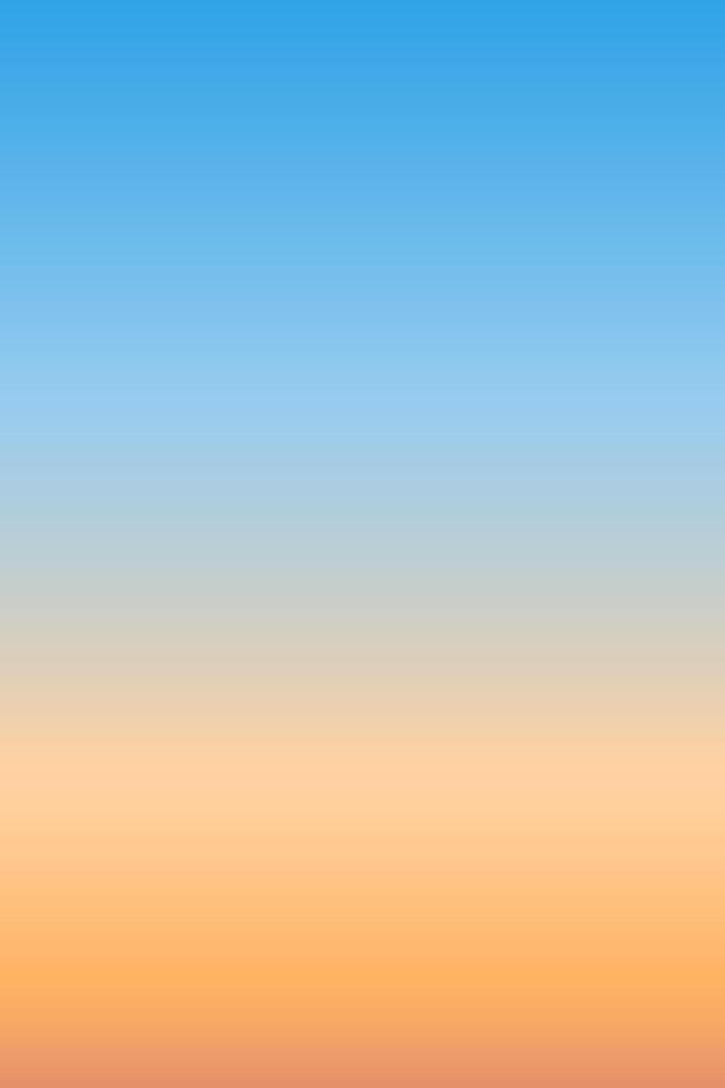 Beautiful sky gradient background. Vertical background. Sunrise, sunset, desert, beach, sky. Summer illustration. vector