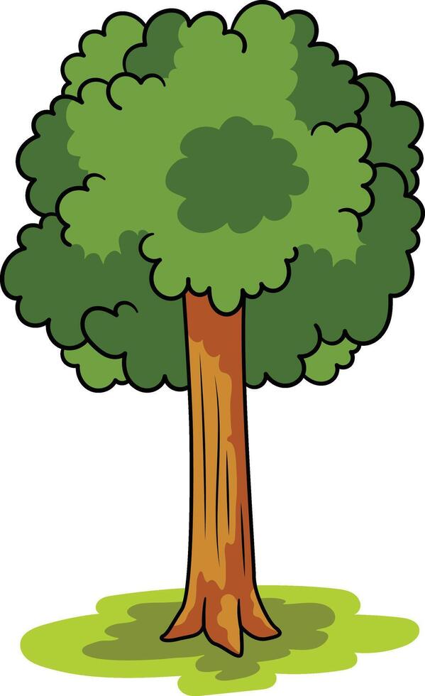 Beautiful Tree in Spring vector