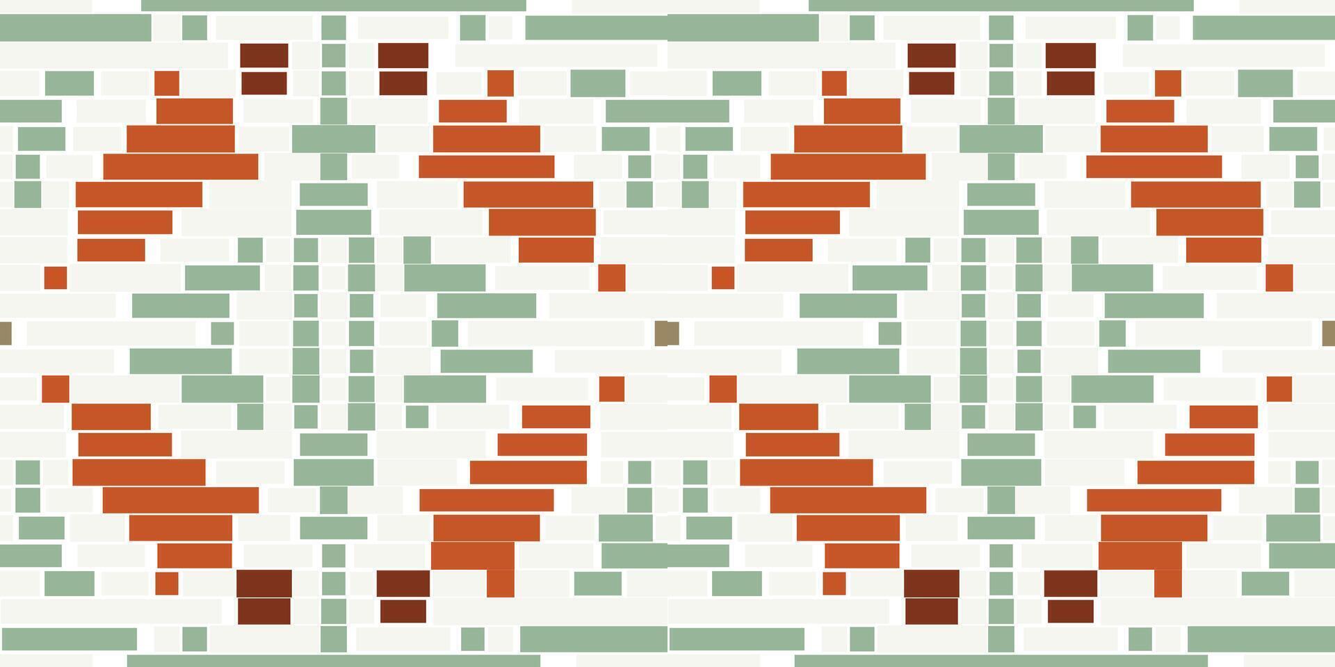 Carpet Abstract Seamless Geometric Patternfolk Embroidery, Aztec Geometric Ornament Print. Design for Carpet, Wallpaper, Clothing, Wrapping, Fabric vector
