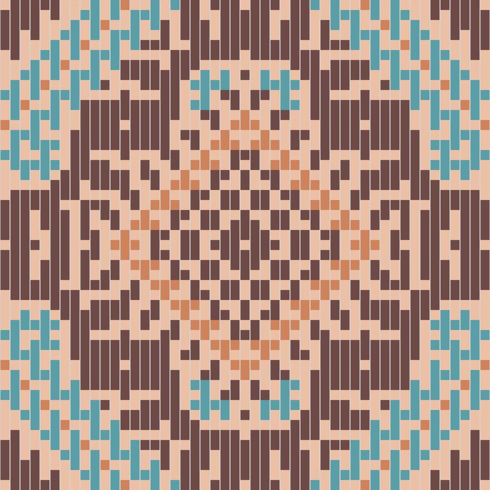 Ethnic Pattern Ndebele Traditional Attirefolk Embroidery, Aztec Geometric Ornament Print. Design for Carpet, Wallpaper, Clothing, Wrapping, Fabric vector