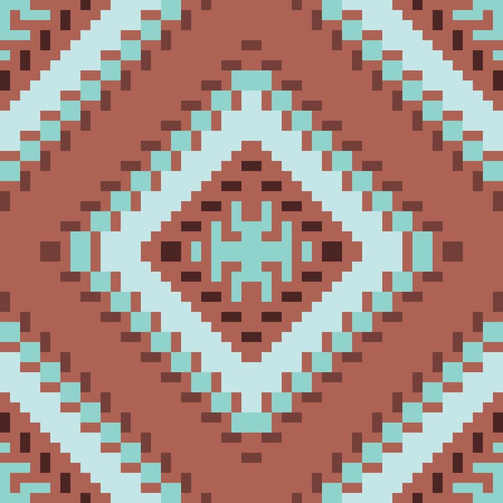 Kuwait Ethnic Pattern Backgroundfolk Embroidery, Aztec Geometric Ornament Print. Design for Carpet, Wallpaper, Clothing, Wrapping, Fabric vector