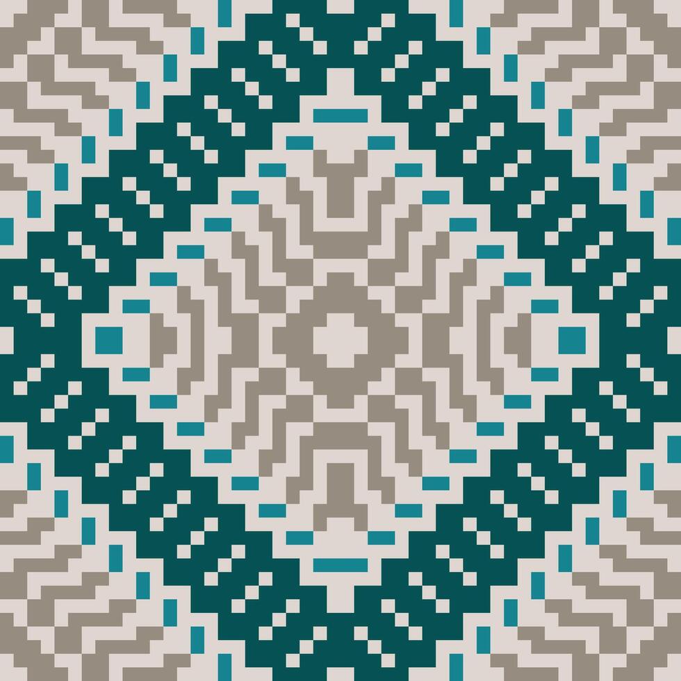 Ethnic Style Geometric Patternsfolk Embroidery, Aztec Geometric Ornament Print. Design for Carpet, Wallpaper, Clothing, Wrapping, Fabric vector