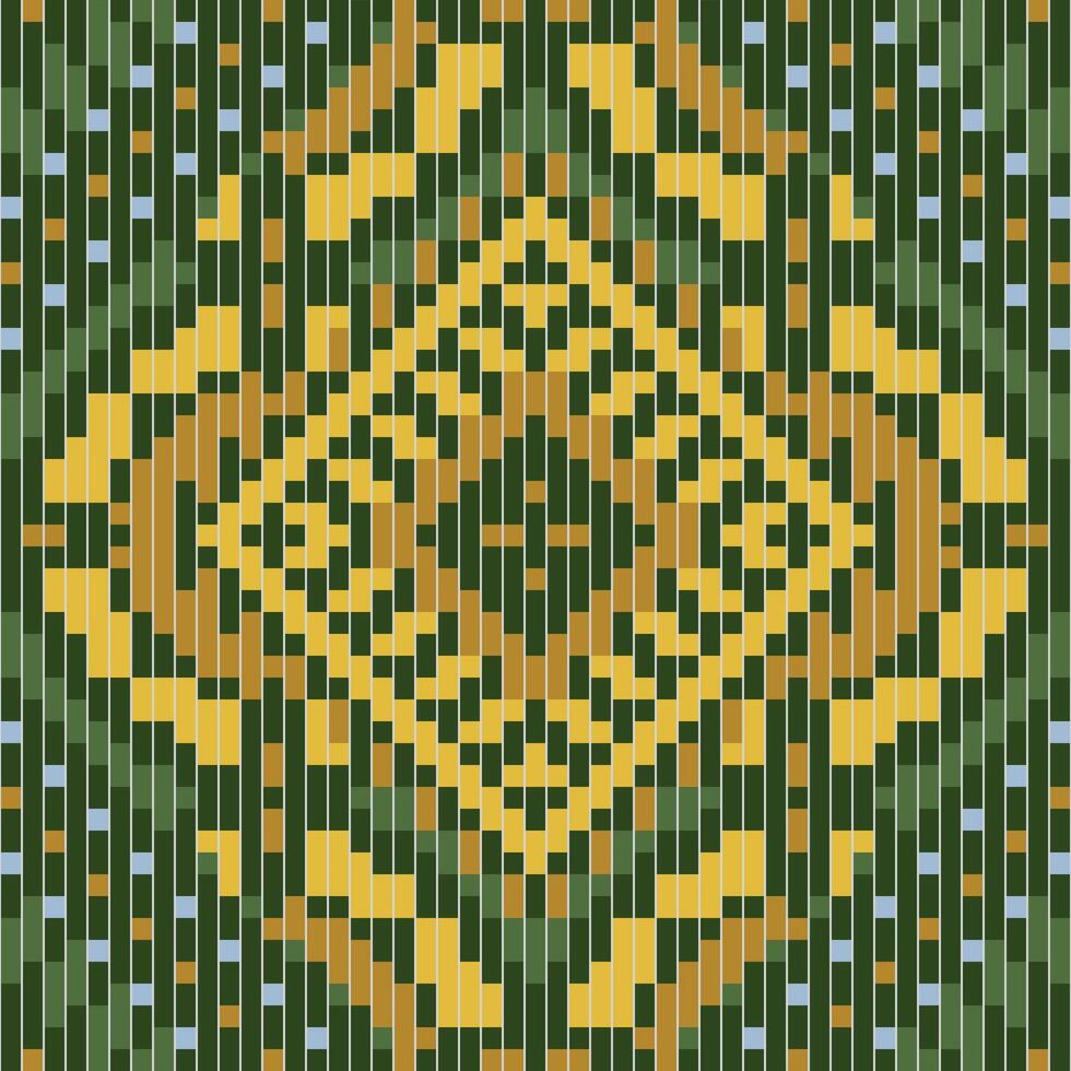 Pixel Geometric Geometric Patternsfolk Embroidery, Aztec Geometric Ornament Print. Design for Carpet, Wallpaper, Clothing, Wrapping, Fabric vector