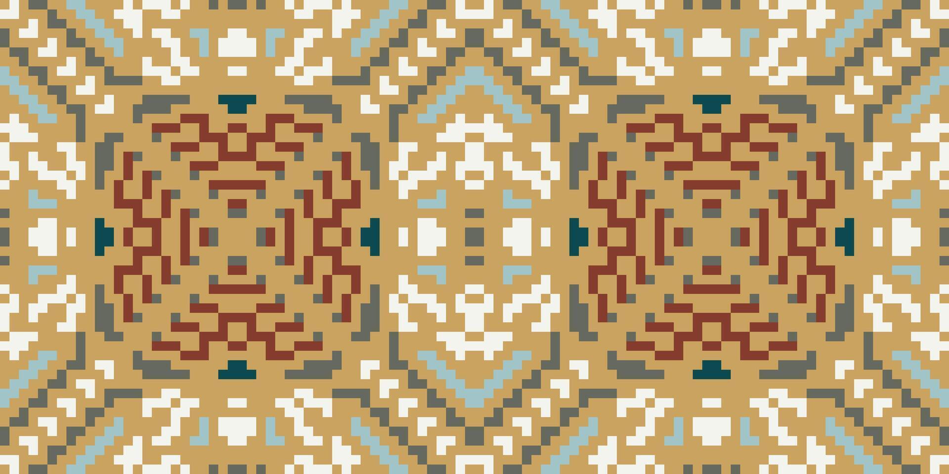 Ethnic Pattern Geometrical Pattern Designfolk Embroidery, Aztec Geometric Ornament Print. Design for Carpet, Wallpaper, Clothing, Wrapping, Fabric vector