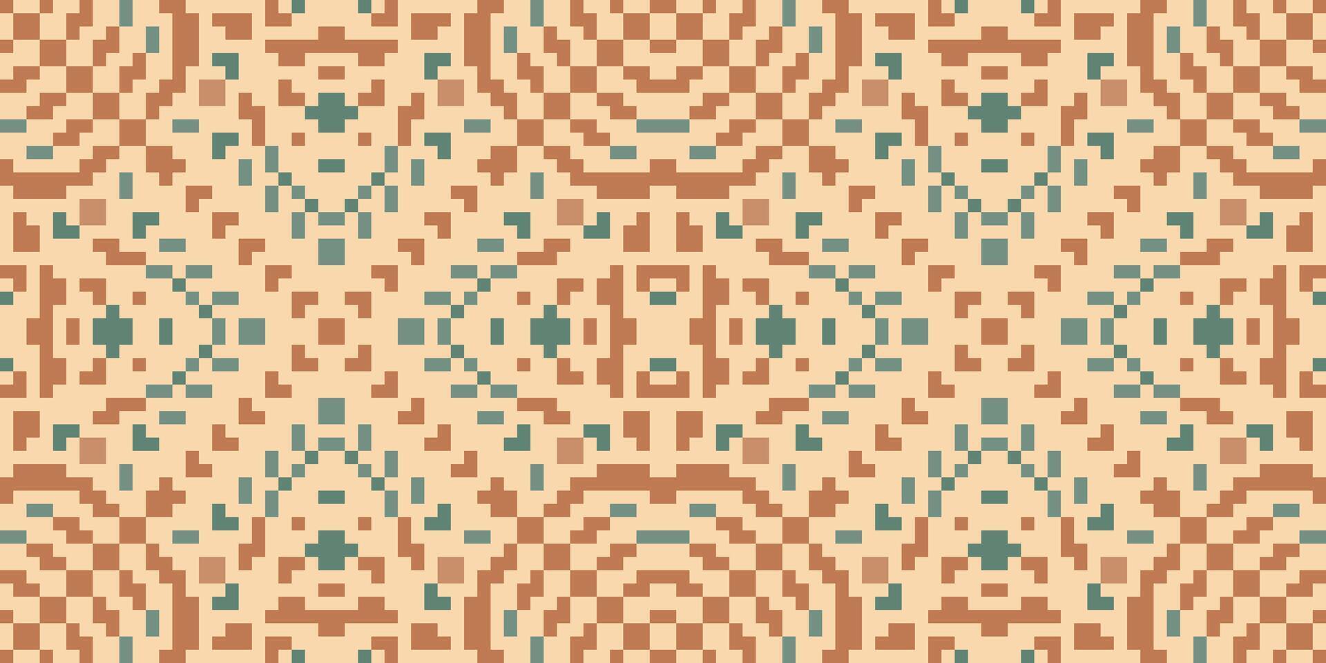 Abstract Korean Traditional Pattern Fabricfolk Embroidery, Aztec Geometric Ornament Print. Design for Carpet, Wallpaper, Clothing, Wrapping, Fabric vector