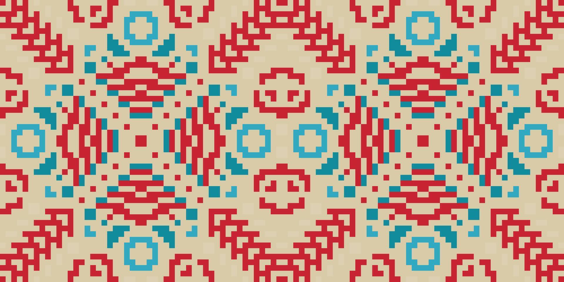 Saree Korean Traditional Pattern Designfolk Embroidery, Aztec Geometric Ornament Print. Design for Carpet, Wallpaper, Clothing, Wrapping, Fabric vector