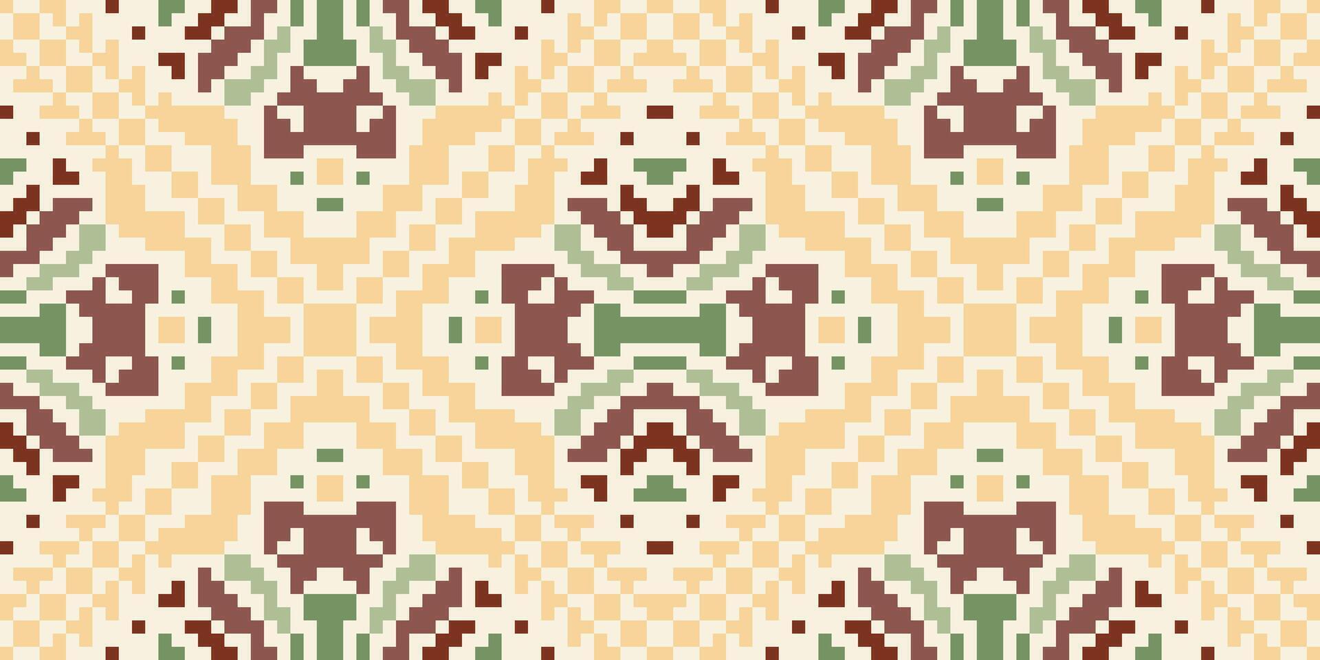 Mexican Arabic Paper Patternfolk Embroidery, Aztec Geometric Ornament Print. Design for Carpet, Wallpaper, Clothing, Wrapping, Fabric vector