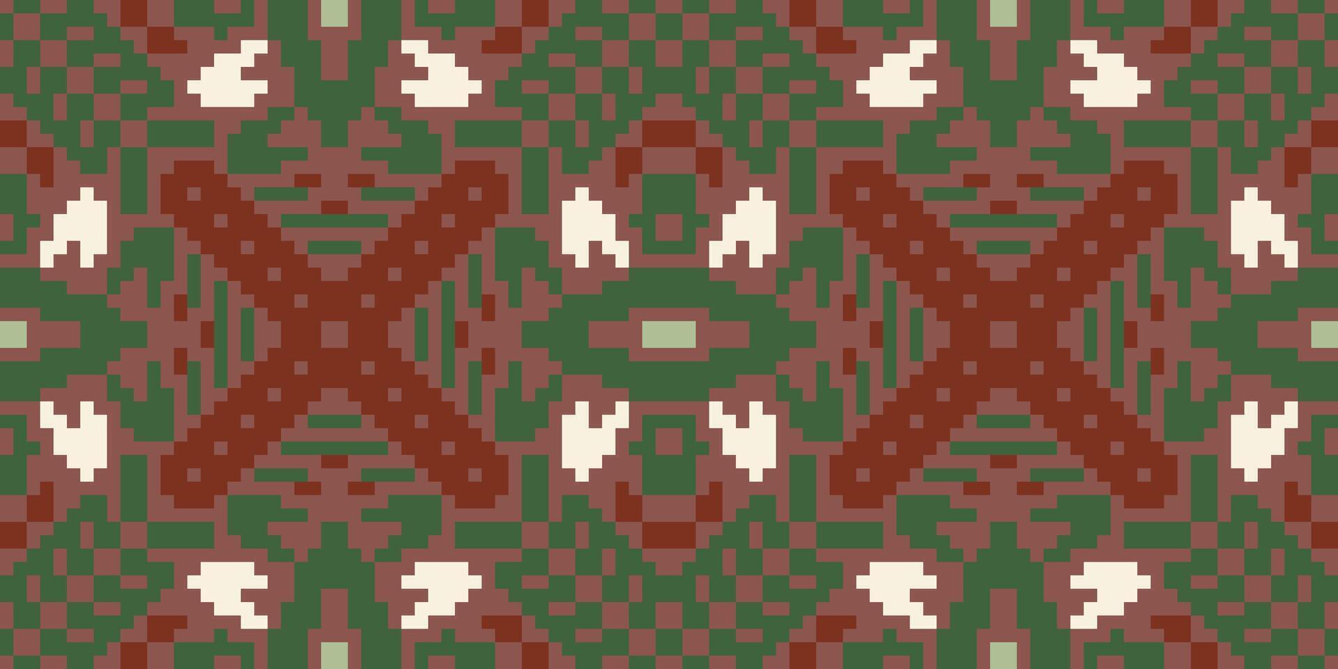 Traditional Design Ethnic Pattern Philippinesfolk Embroidery, Aztec Geometric Ornament Print. Design for Carpet, Wallpaper, Clothing, Wrapping, Fabric vector