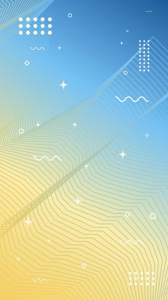 Abstract bright background of flowing element trend design. Sea color palette. vector