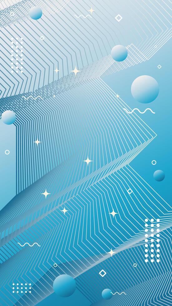 Abstract wave background of blue color palette. Flowing element trend design. Magazine, leaflet, billboard, sale, banner, flyer, background. Eps 10 vector