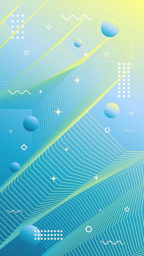 Abstract wave background of sky blue color palette. Flowing element trend design. Magazine, leaflet, billboard, sale, banner, flyer, background. Eps 10 vector