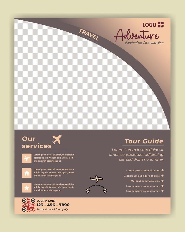 Top Adventure Activities in the World for Social Media Poster. vector