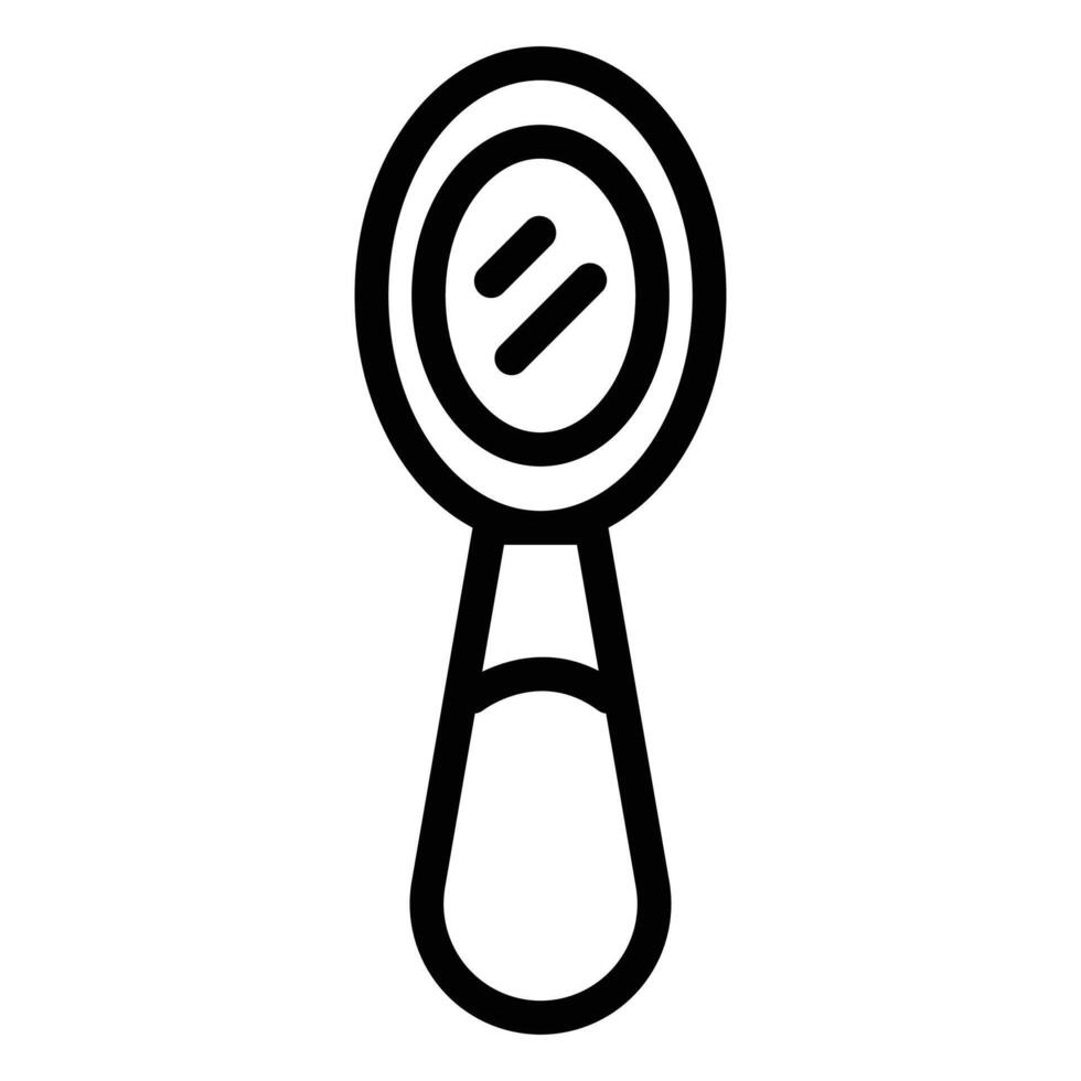 Mirror Icon in Line Style vector
