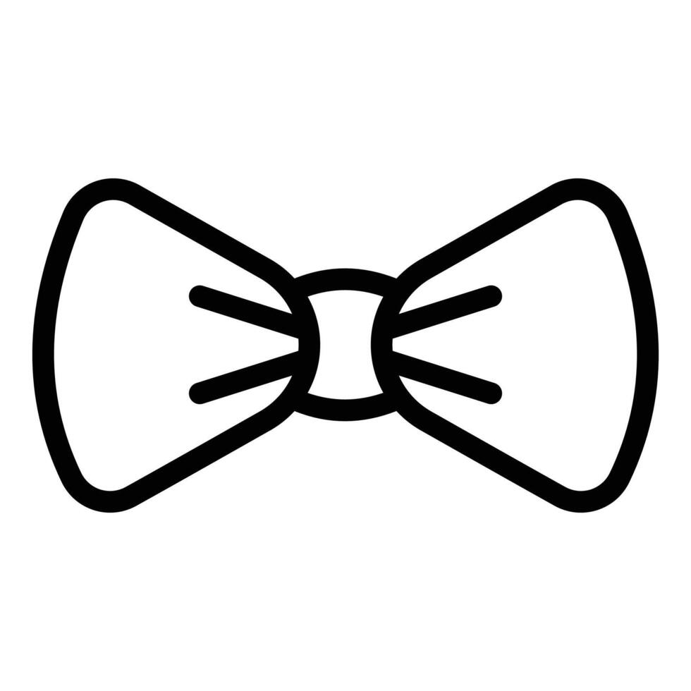 Tie Icon in Line Style vector