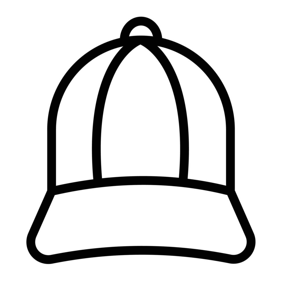 Hat Icon in Line Style vector