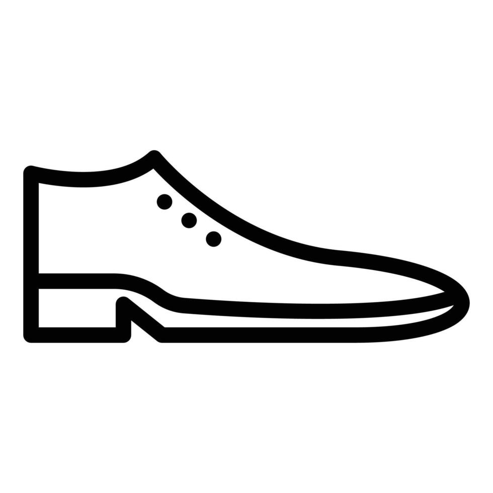 Shoe Icon in Line Style vector
