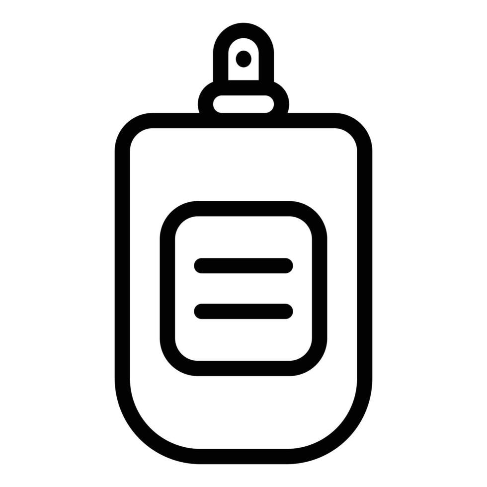 Parfum Icon in Line Style vector