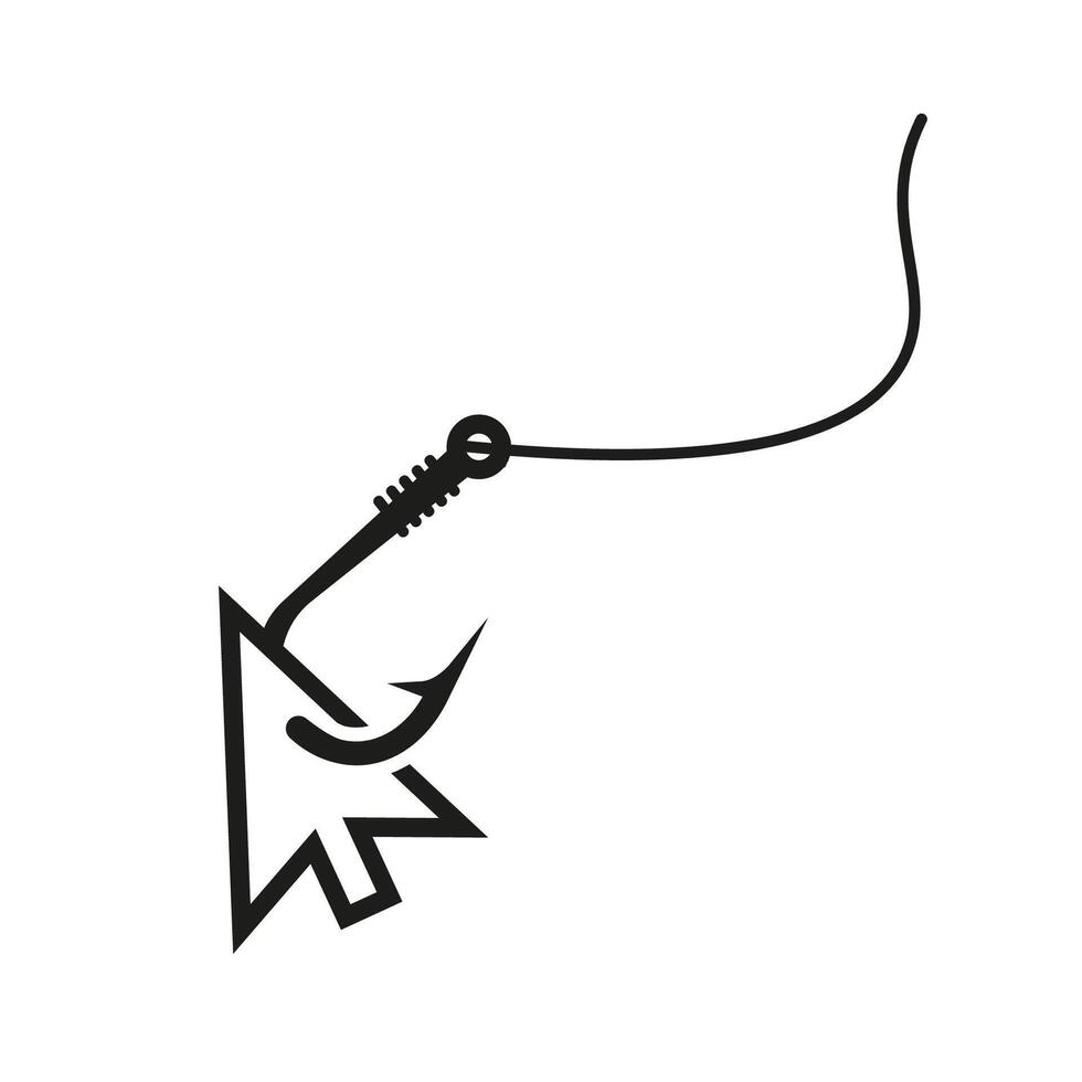 Computer mouse arrow icon with cursor in hand drawn style for technology and design concepts vector