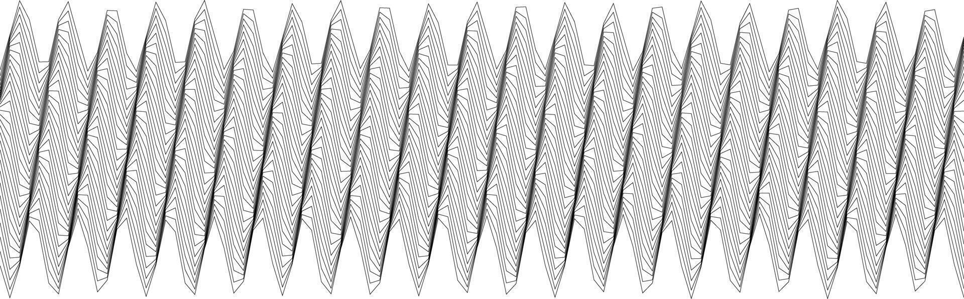 Dynamic wave pattern design with geometric elements perfect for modern abstract artwork vector