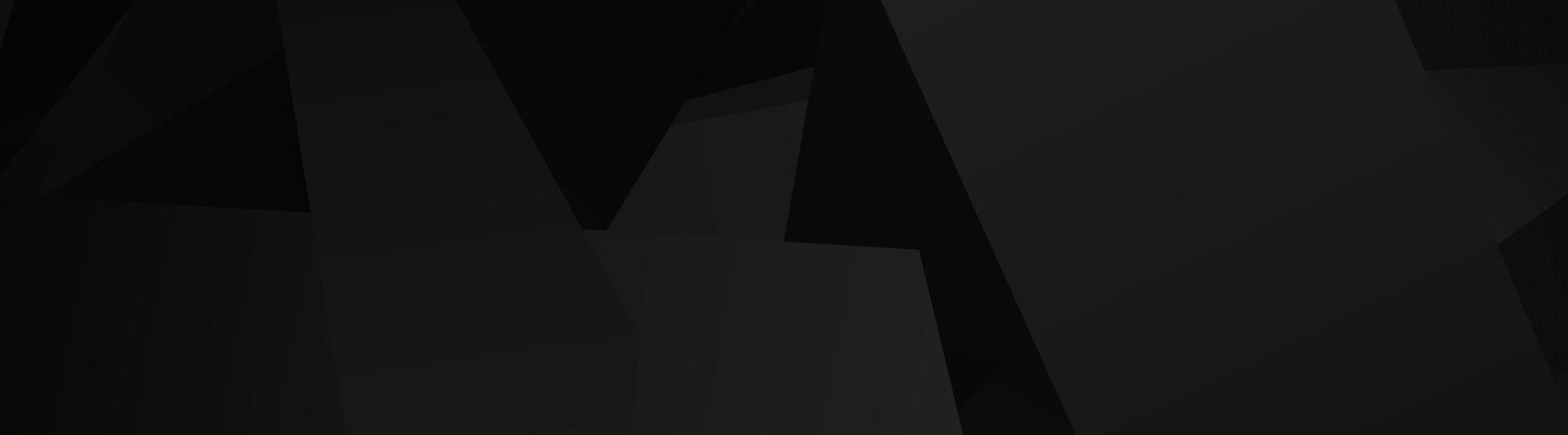 Abstract geometric black shapes with light gradients vector