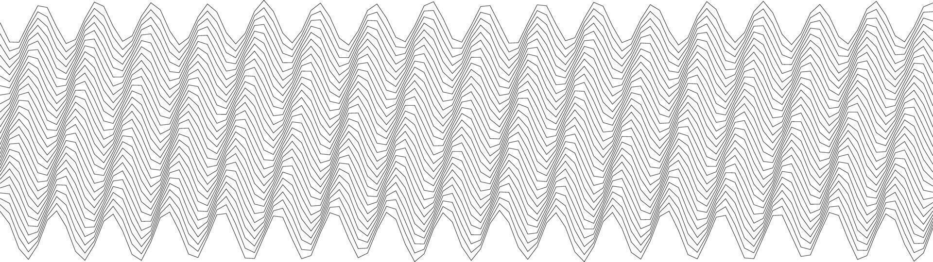 Dynamic wave pattern design for visual art and decoration vector