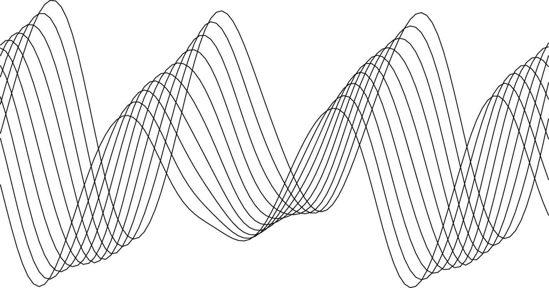 Abstract wave pattern design for creative projects and backgrounds vector
