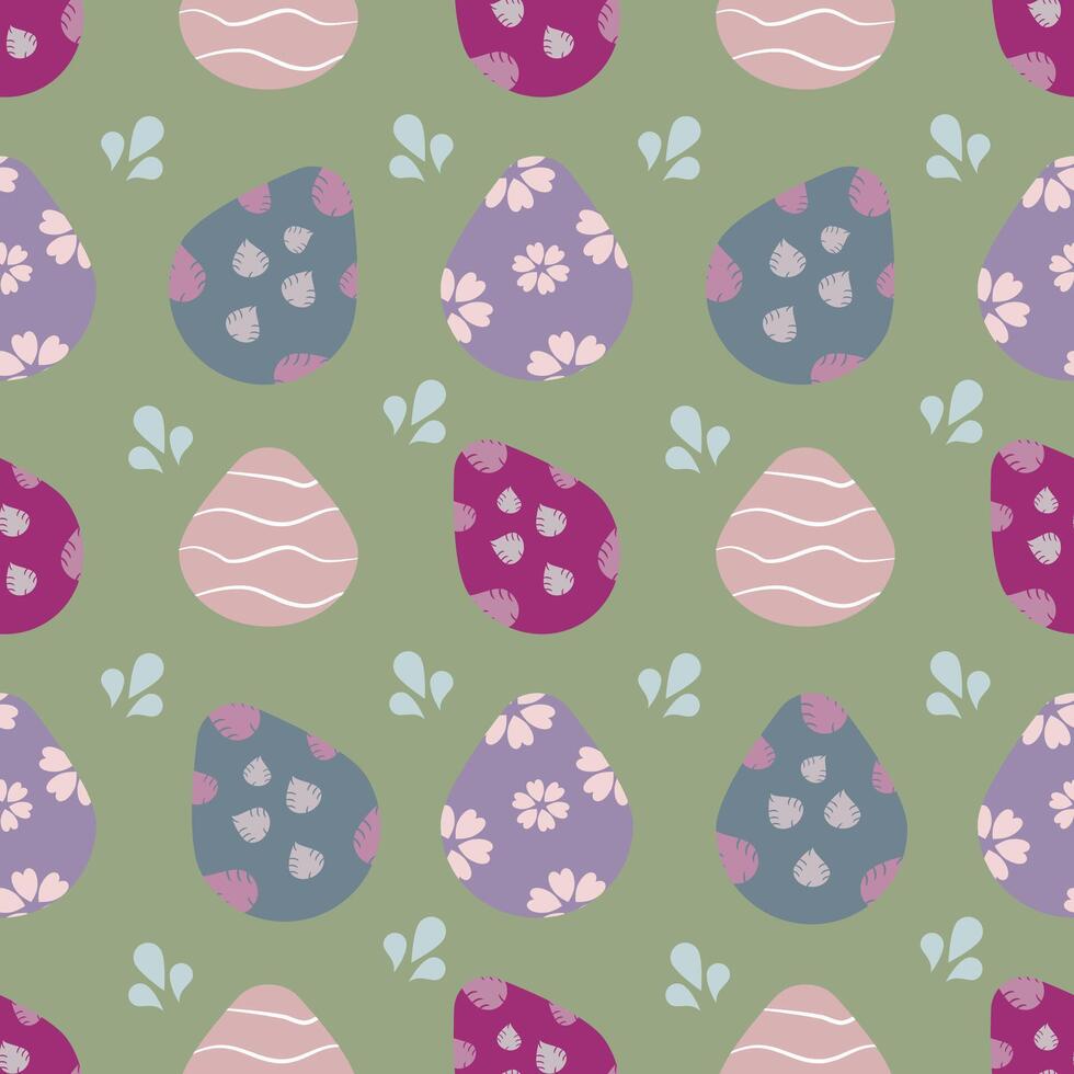 Happy easter greeting card. vector