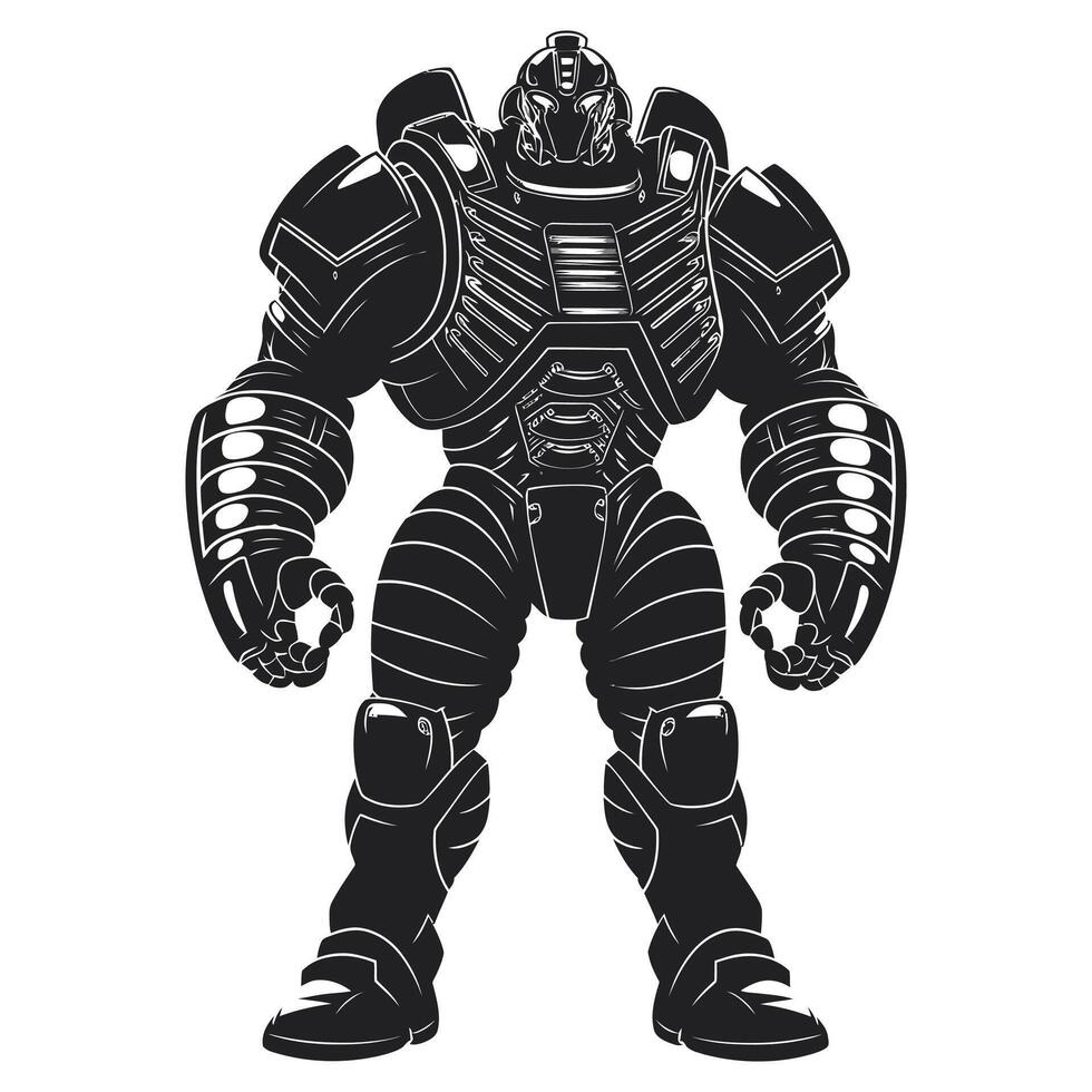 High-Tech Cybernetic Machine Design. vector
