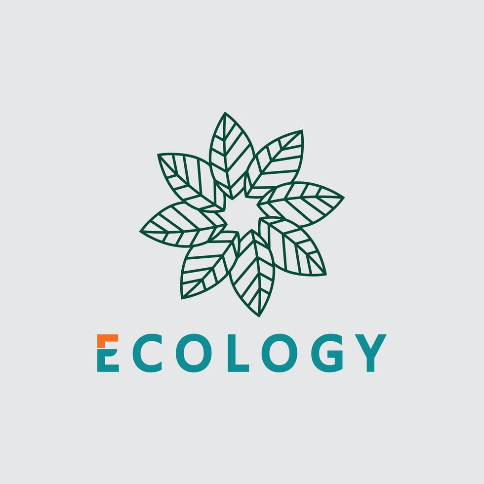 Nature icon leaf logo design for nature symbol template editable,Green leaf logo ecology nature element icon. vector