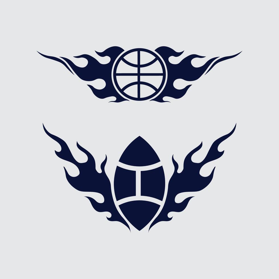 sport logo icon and and letter Sport illustration graphicdesign vector
