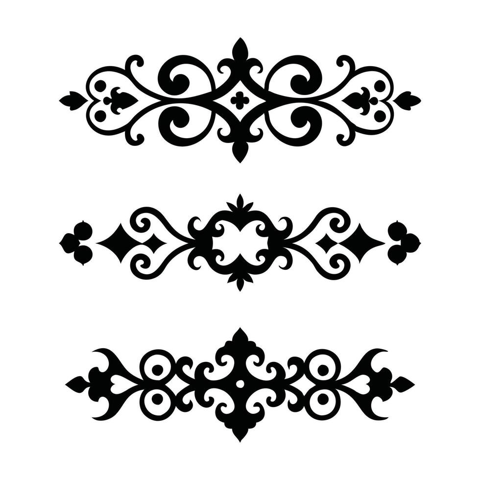 set of decorative elements vector