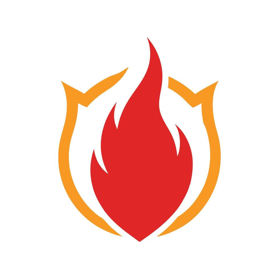 Fire emblem logo vector