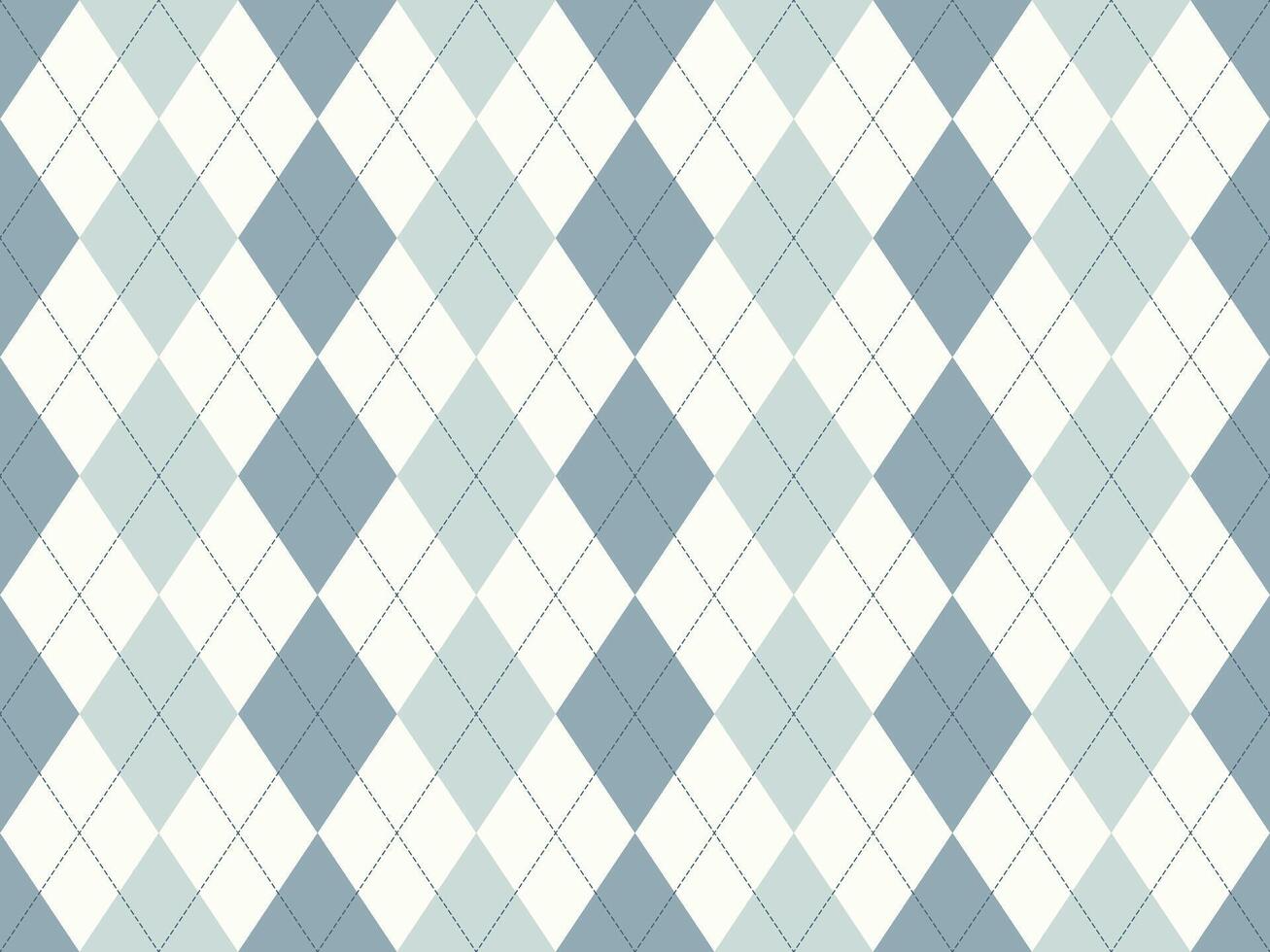 Elegant argyle pattern in calming blue and white hues. Perfect for website backgrounds, textile designs, or stationery. vector
