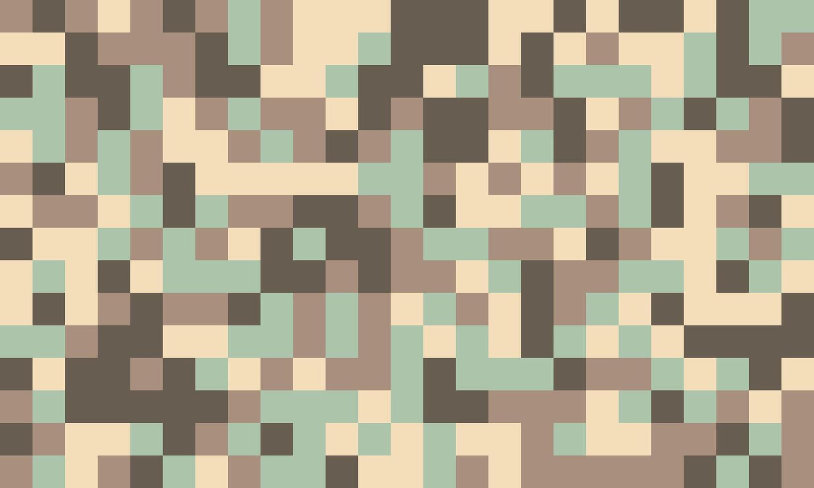 Abstract pixel art background. Neutral earth tones create a calming, minimalist aesthetic. Perfect for website banners, app interfaces, or textile designs. vector
