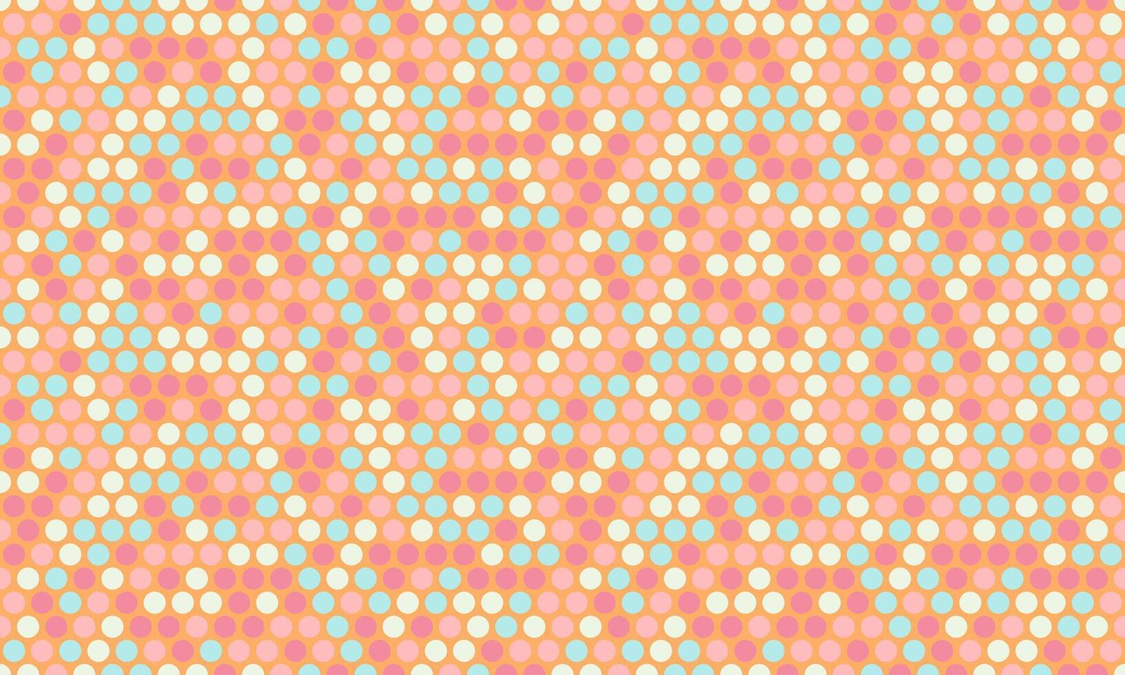 Delightful pastel dots create a seamless, repeating pattern. Perfect for backgrounds, textiles, or playful branding, this cheerful design offers a modern, geometric aesthetic. vector