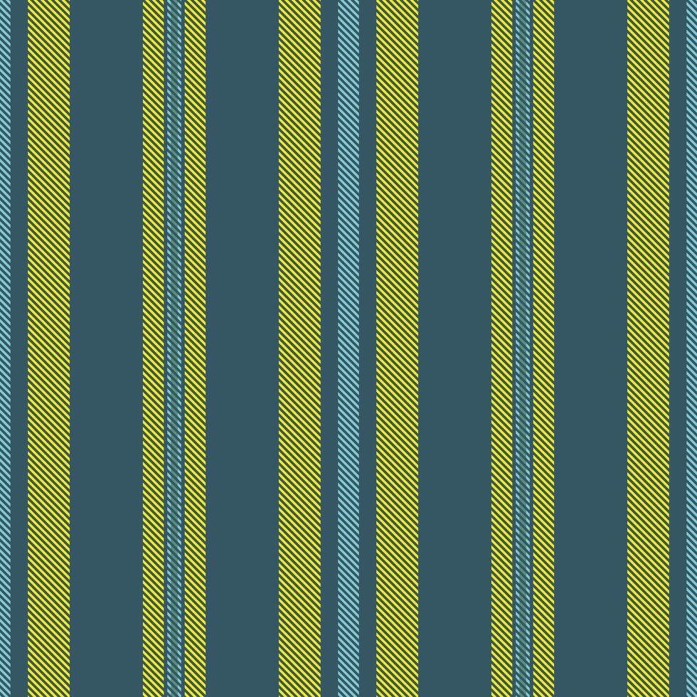 Vibrant vertical stripes in lime green, teal, and navy create a modern textile pattern. vector