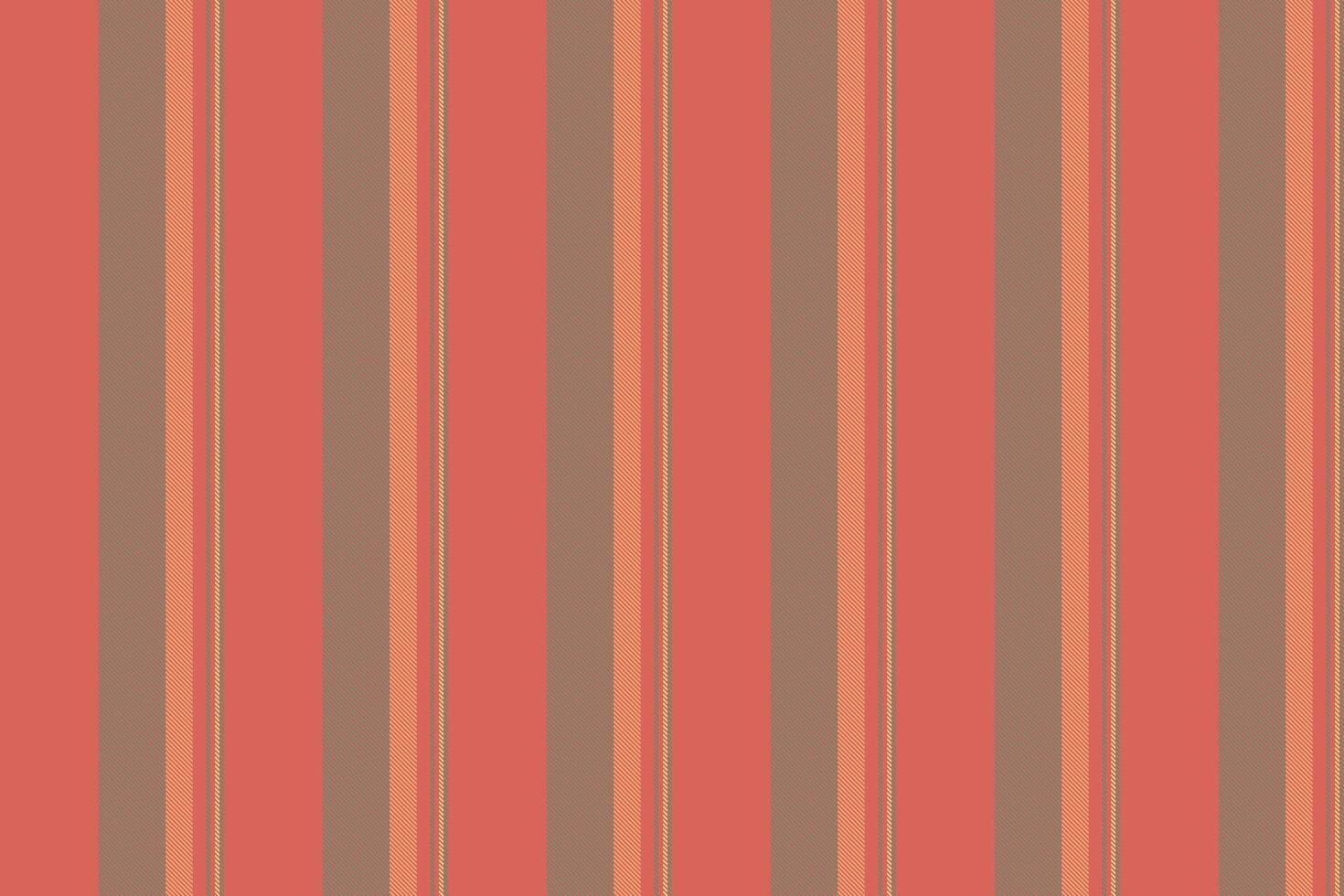 Vibrant vertical stripes in warm coral, peach, and taupe create a sophisticated, modern pattern. vector