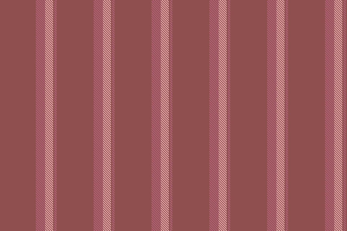 Pink stripe textile , blank vertical texture seamless. Pcratch background lines pattern fabric in red and light colors. vector