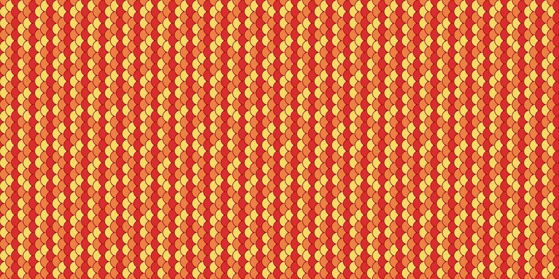 Vibrant red and gold geometric pattern. Perfect for textile design, wallpaper, website backgrounds, or any project needing a warm, textured aesthetic. vector