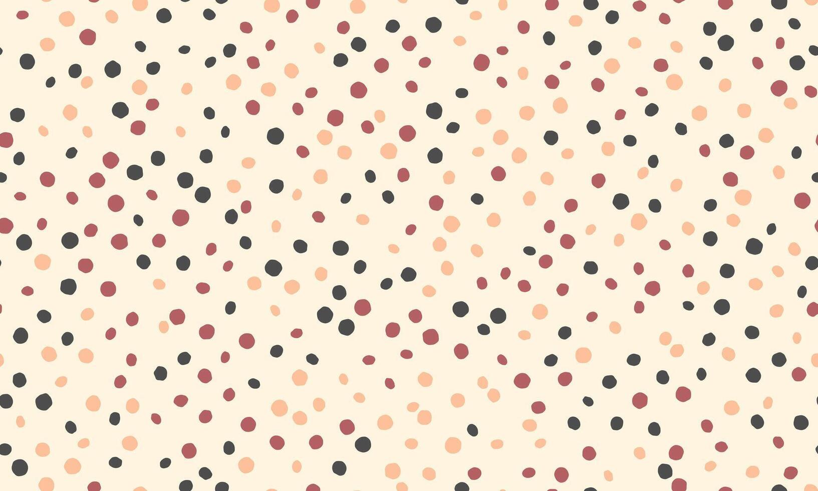 Abstract seamless pattern of scattered dots in muted tones. Ideal for textile design, website backgrounds, or playful branding. Evokes a sense of calm and understated elegance. vector