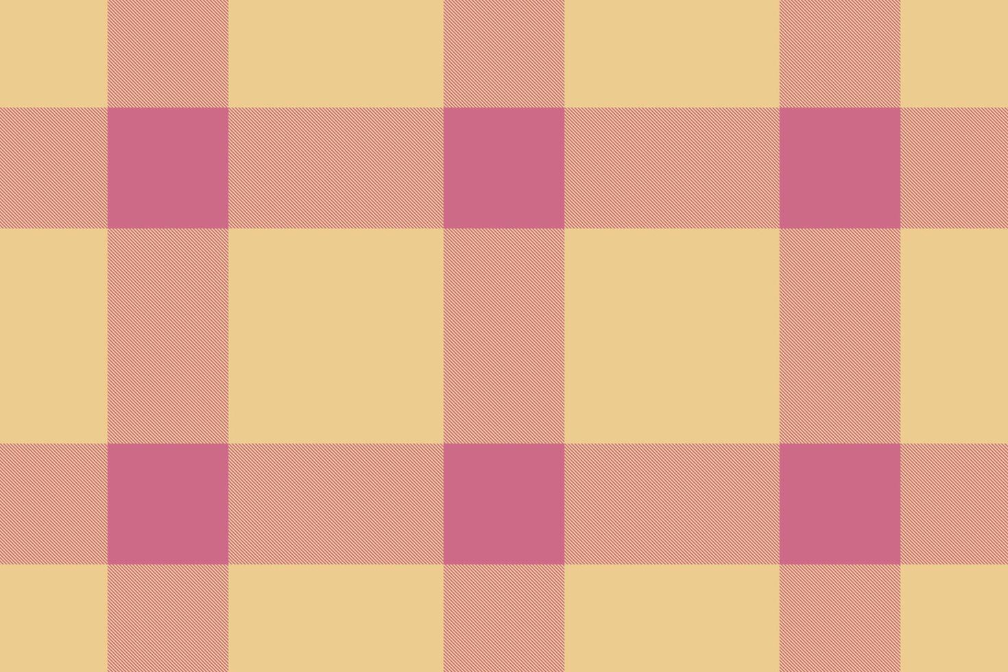 Stationary fabric textile texture, amazing check plaid seamless. Floor tartan background pattern in amber and red colors. vector