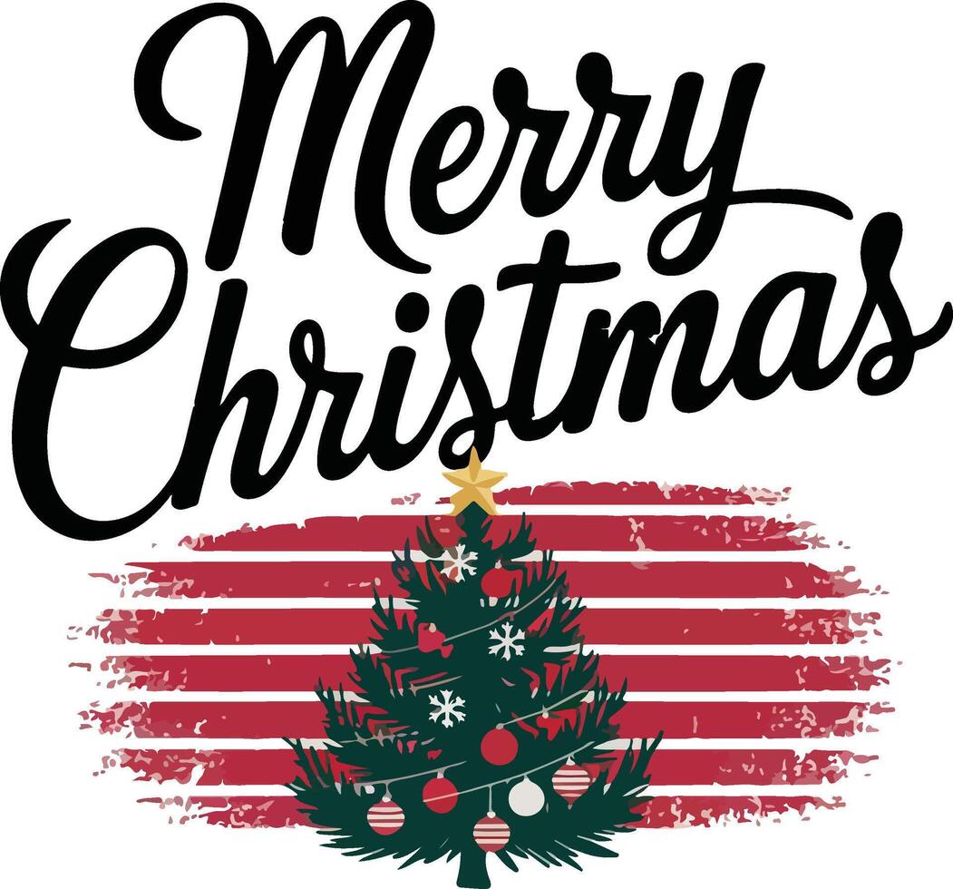 Merry Christmas design vector