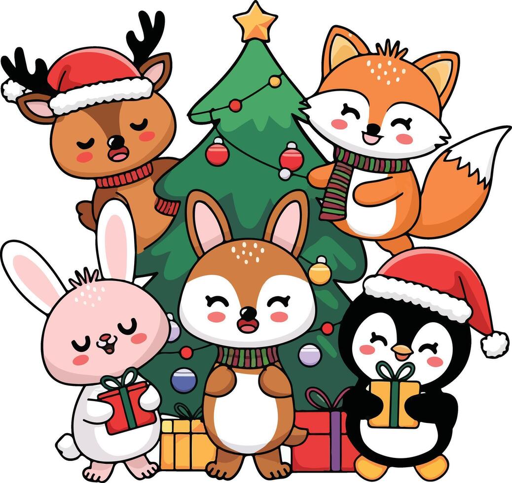 Christmas t-shirt design together vector