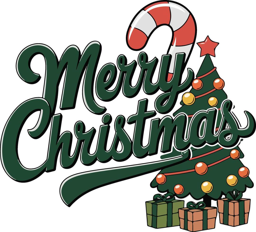 Christmas t-shirt design decoration vector